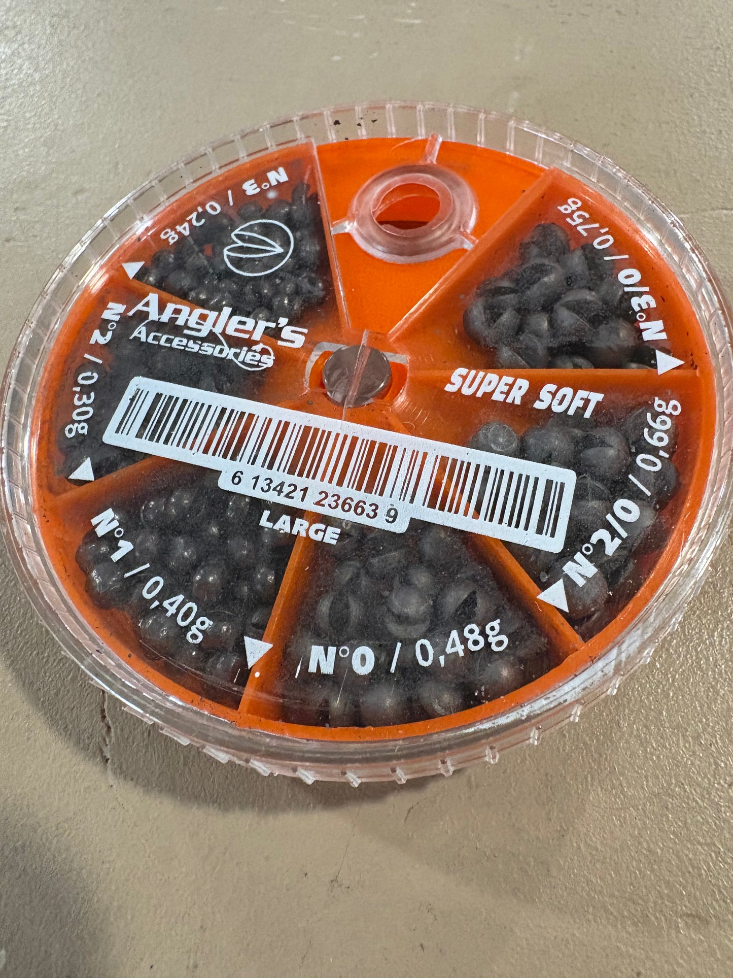 Lead split shot assortment