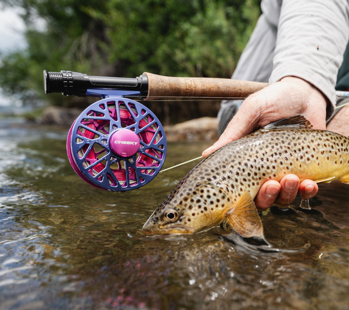 Cheeky burst fly reel series