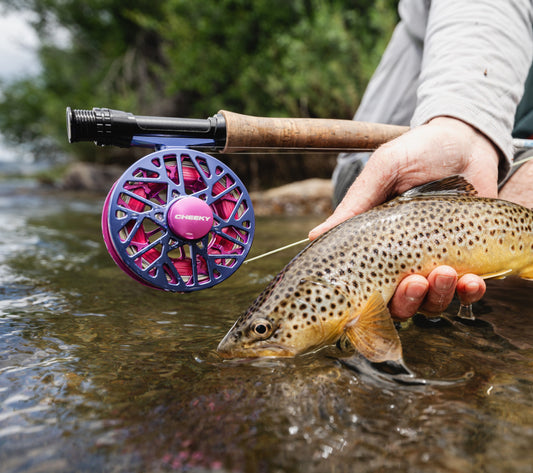Cheeky burst fly reel series