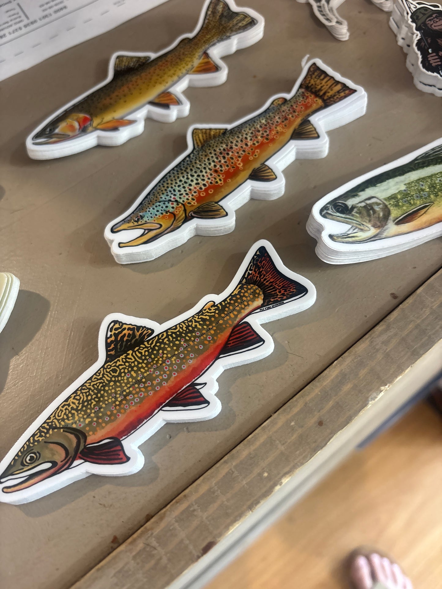 Trout stickers