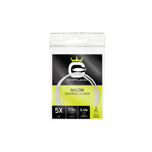Cortland Nylon Tapered Leaders 2 pack