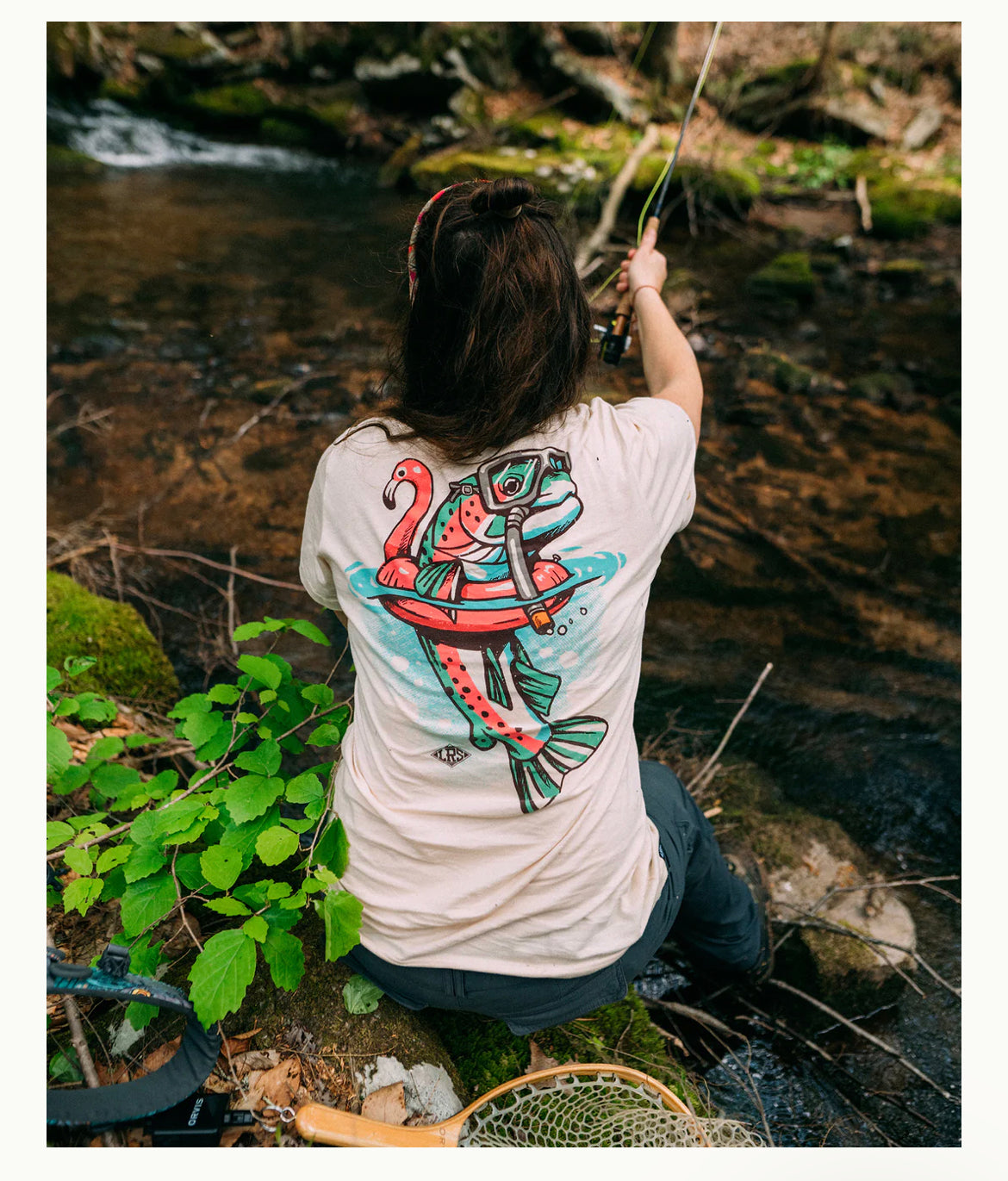 Reverse snorkel t-shirt by LakesRiversStreams