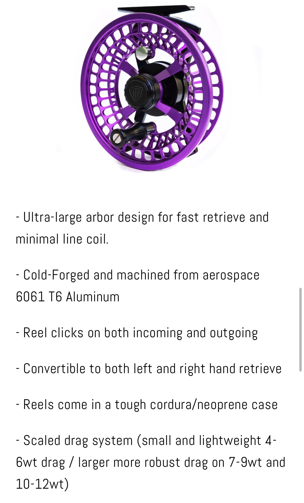 Taylor Fly Fishing Revolt Reel 10-12wt