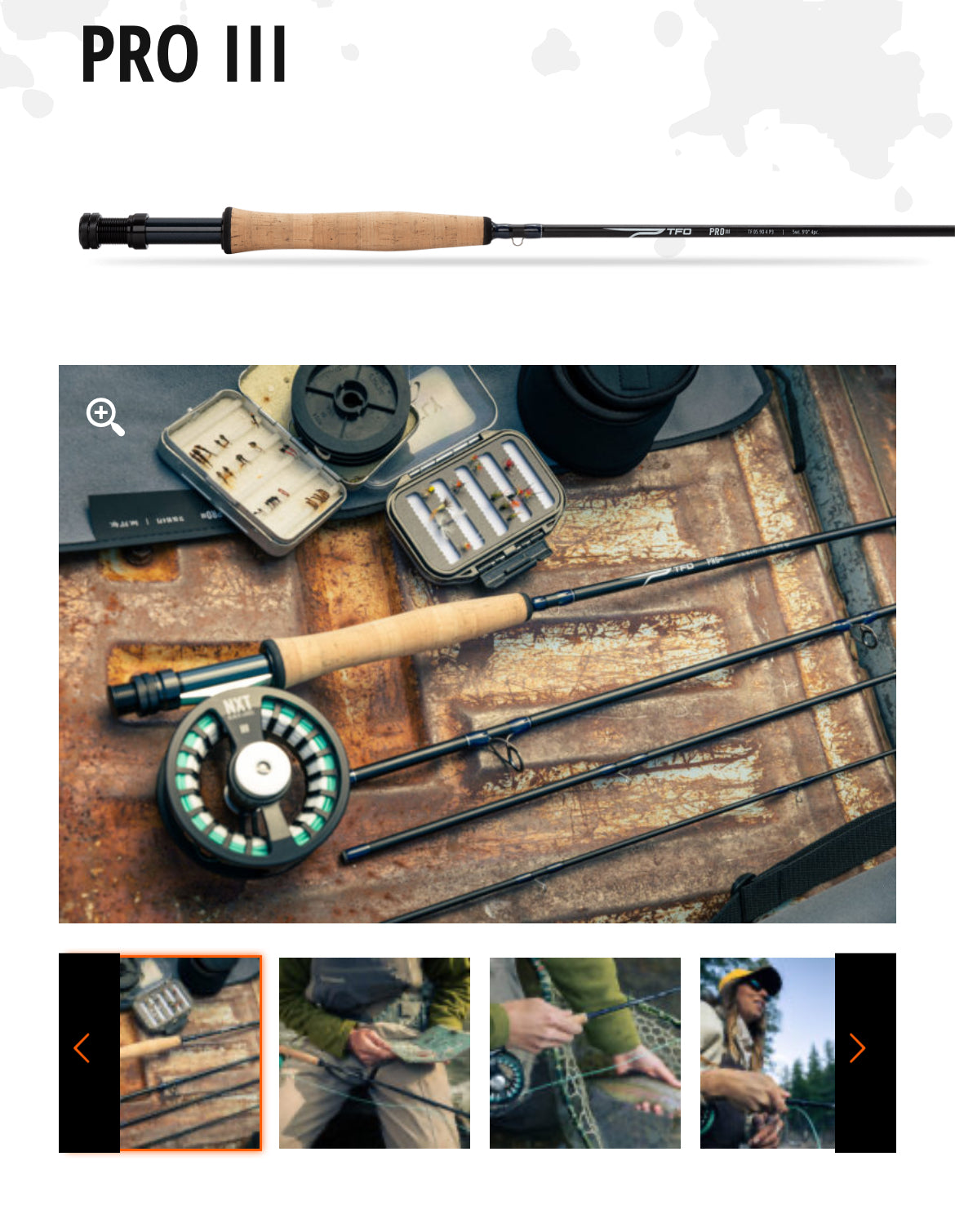 Temple Fork Outfitters Pro III fly rods
