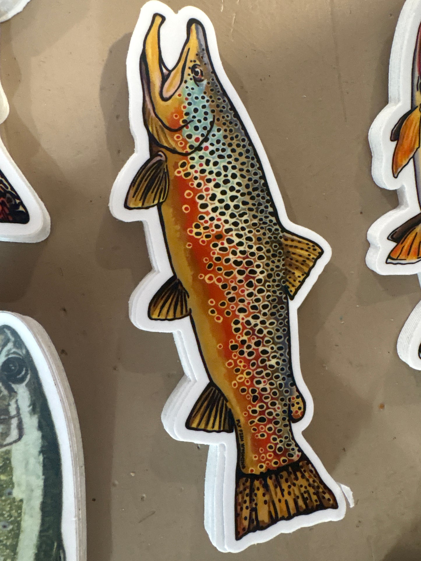 Trout stickers