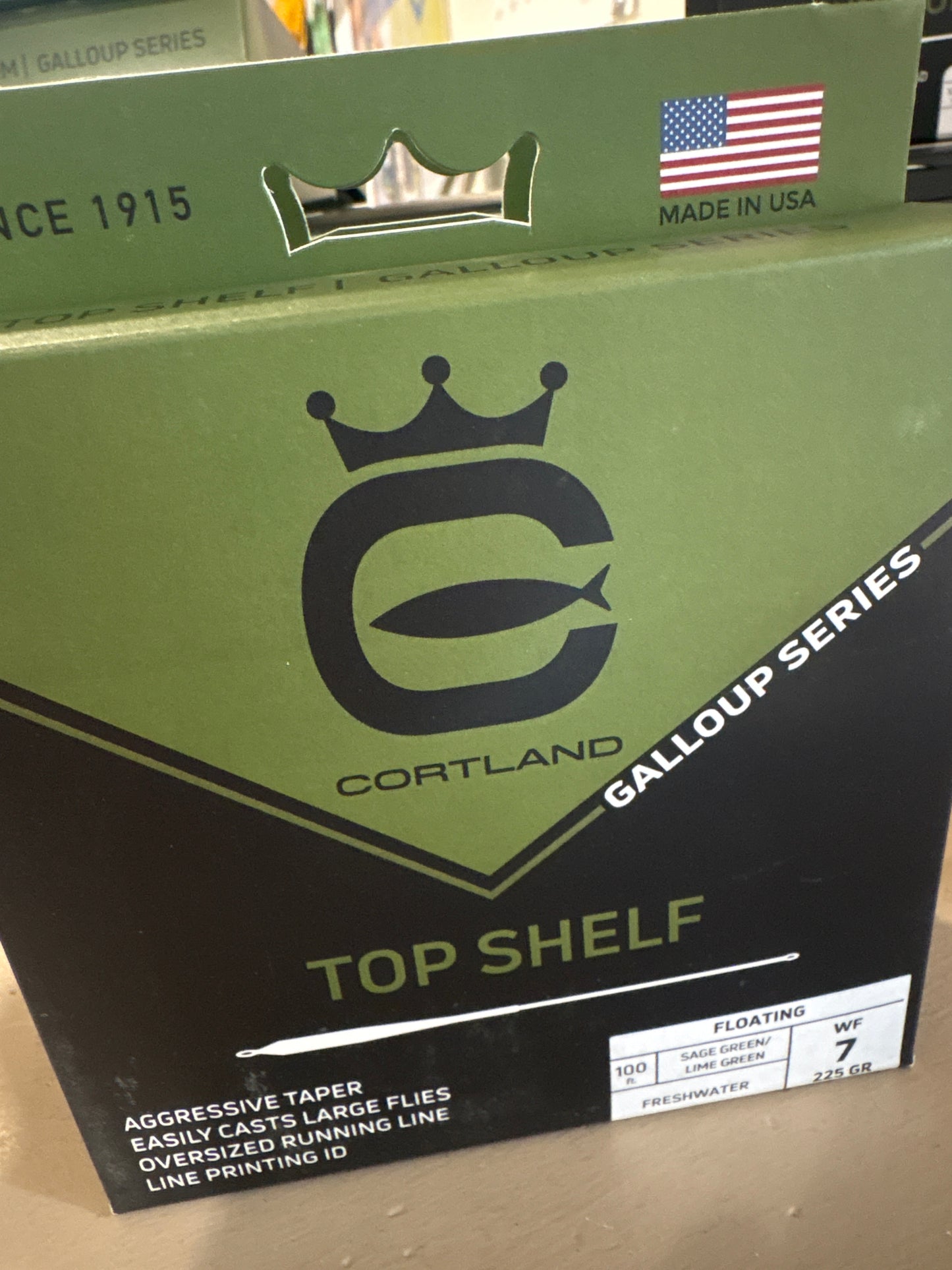 Cortland streamer series fly line and Kelly Galloup series