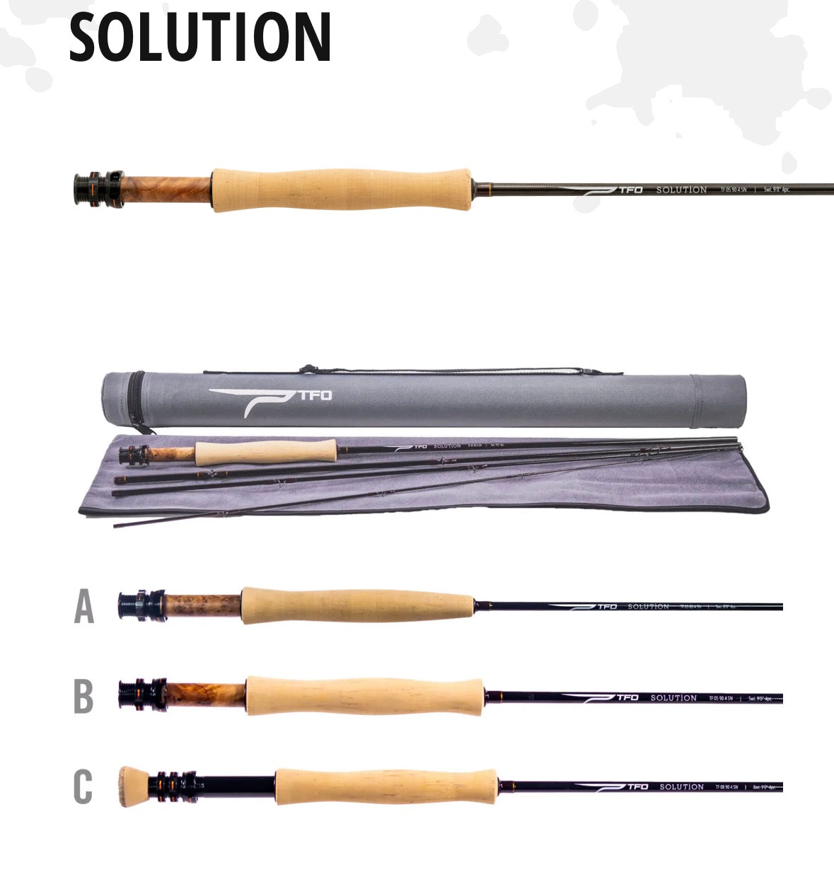 TFO Solution Fly Rod Temple Fork Outfitters Lifetime Warranty