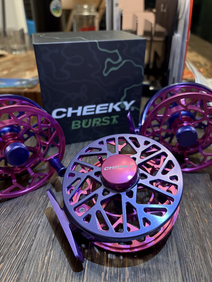 Cheeky burst fly reel series