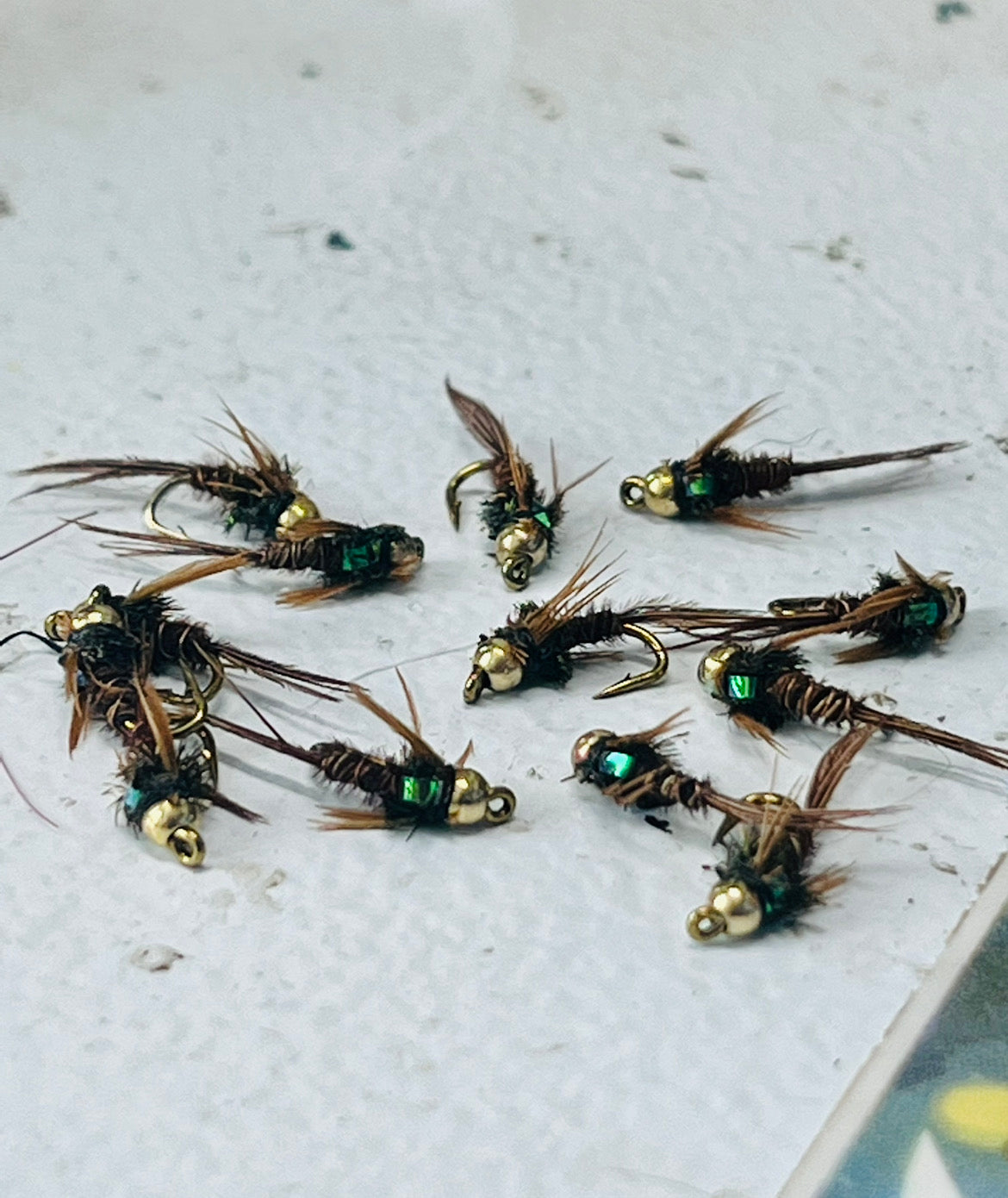 Traditional nymphs and flies