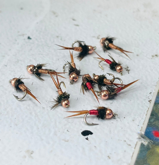 Traditional nymphs and flies