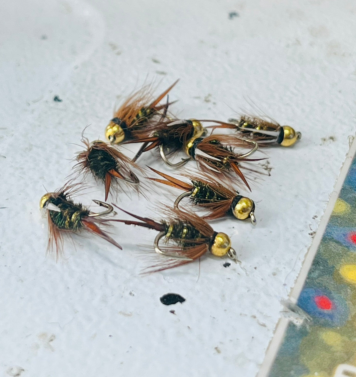 Traditional nymphs and flies