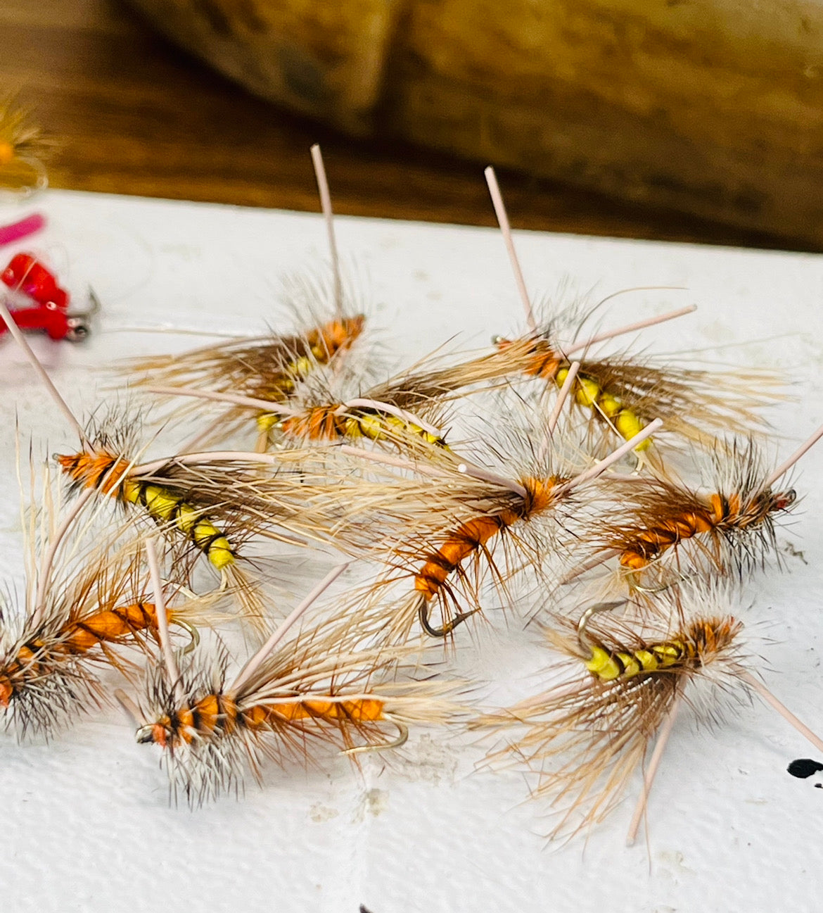 Traditional nymphs and flies