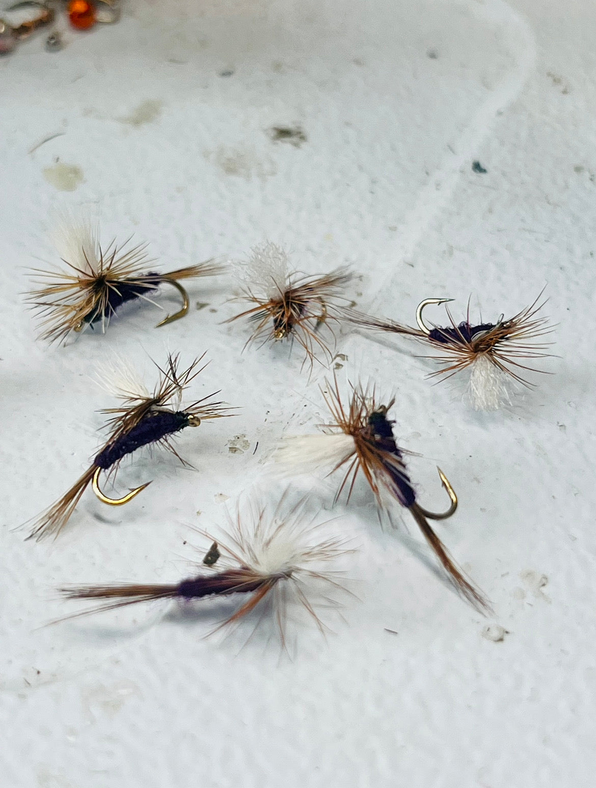 Traditional nymphs and flies