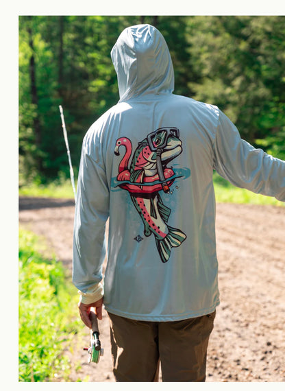 Reverse snorkel UPF hoodie