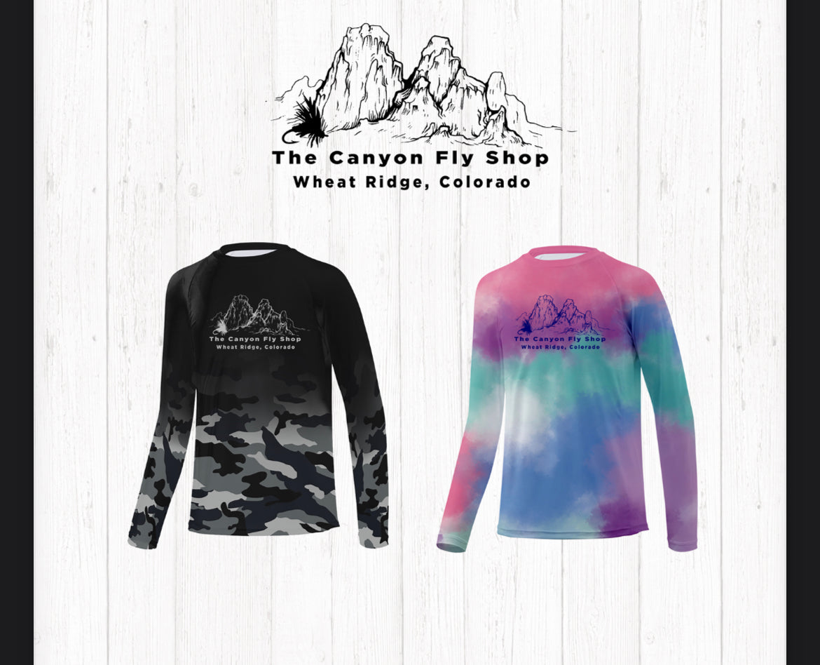 Canyon Fly Shop Youth Tie-Dye Sun Shirt