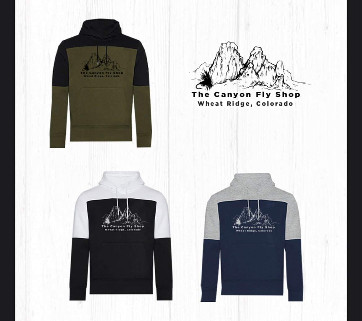 Canyon Fly Shop Baseball Hoodie