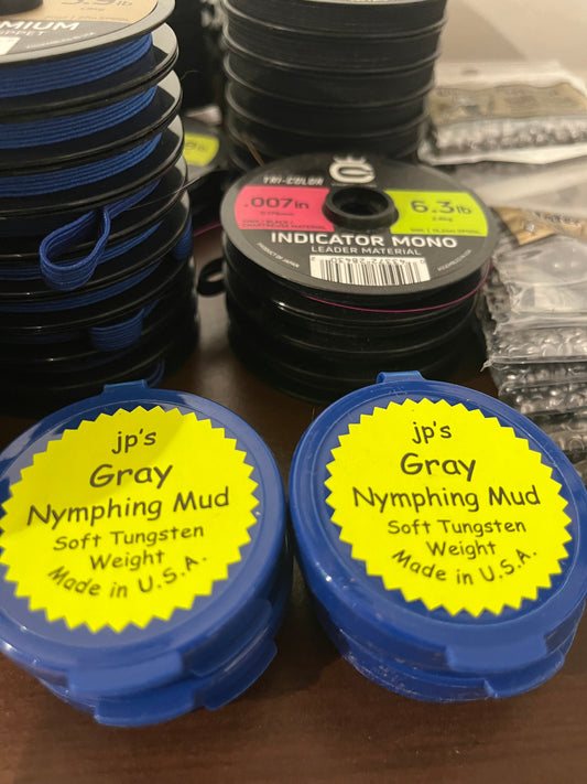 JP’s nymphing mud tungsten