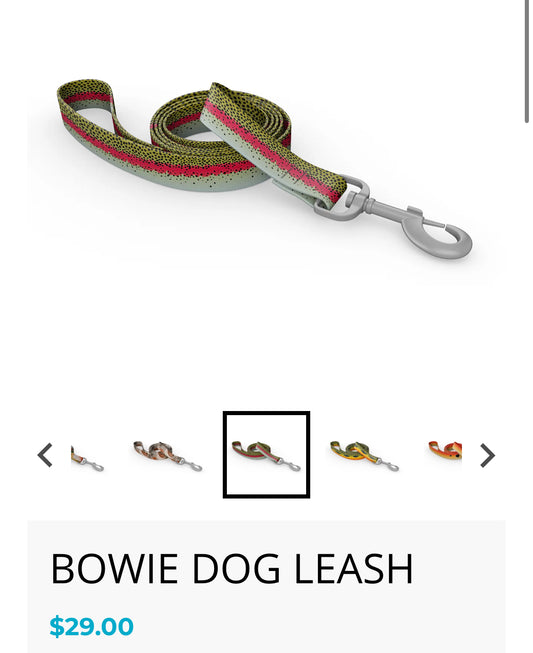 Bowie Dog leash from Wingo outdoors