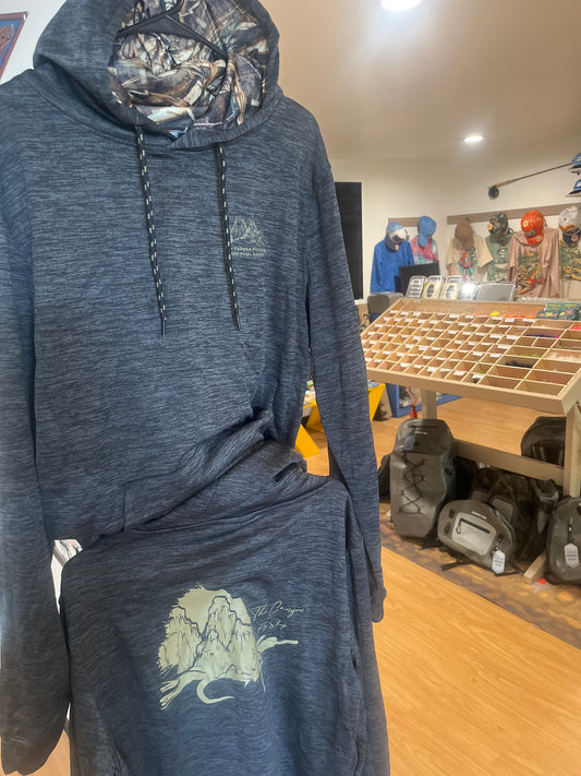 The Canyon Fly Shop Heather Hoodie